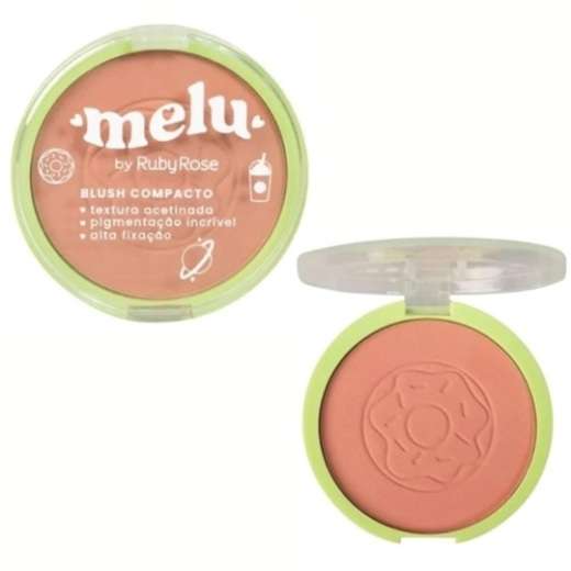 Blush Compacto Melu RR8714 Caramel Rubyrose