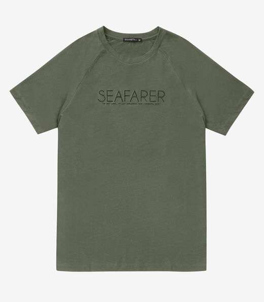 Camiseta Masculina Cotton Leve Diametro Verde