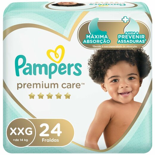 Image_Kit 2 Fraldas Pampers P/Care Mega Xxg c/24 Unidades cada