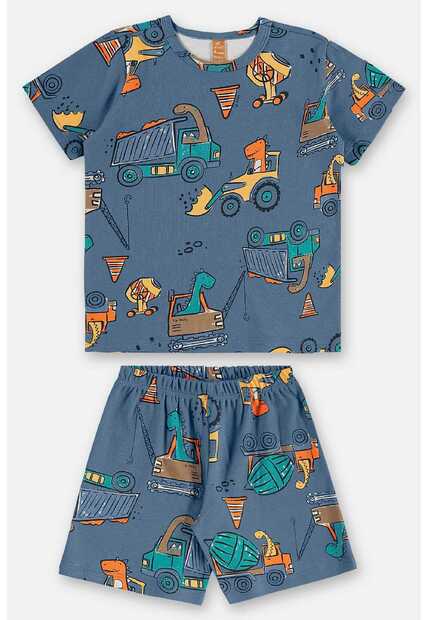 Pijama Infantil Masculino em Suedine Up Baby