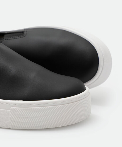Tênis Casual Slip On Feminino Moleca Preto