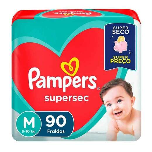 Image_Fralda Pampers S/Sec Giga M c/90 Unidades