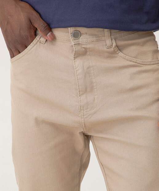 Calça Masculina Sarja Reta 