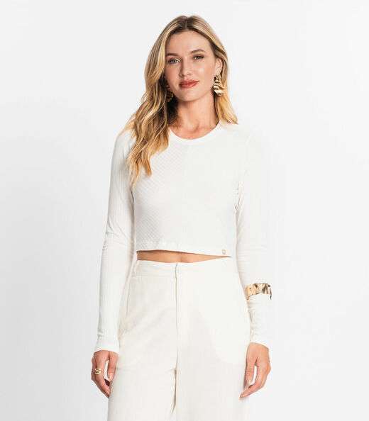 Image_Blusa Manga Longa Em Ribana Canelada Endless Branco