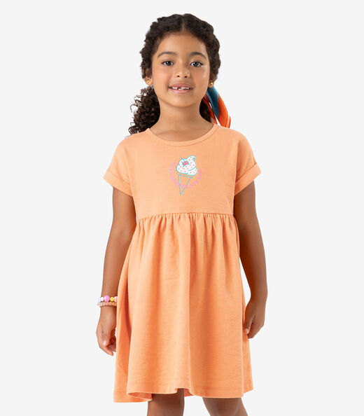 Image_Vestido Malhão Fruit Rovi Kids Laranja