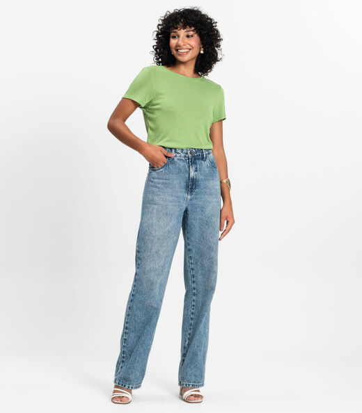 Blusa Feminina Básica Visco Tricot Rovitex Verde