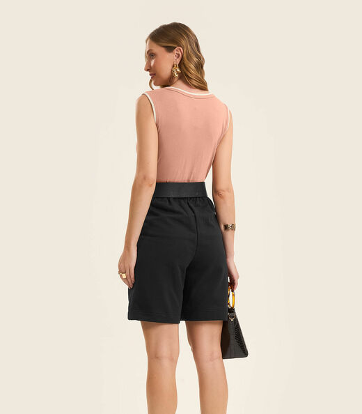 Regata Feminina em Ribana Rovitex Marrom