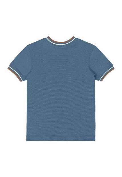 Camiseta Menino em Malha Colmeia Quimby