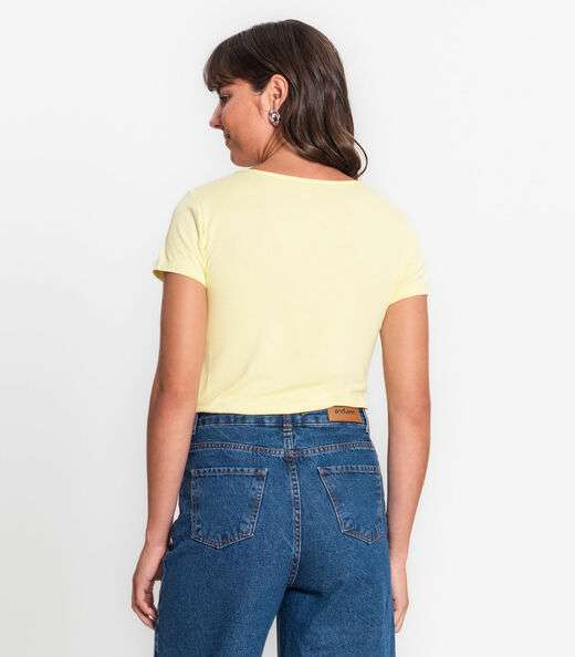 Blusa Feminina Viscotorcion Básica Rovitex Verde