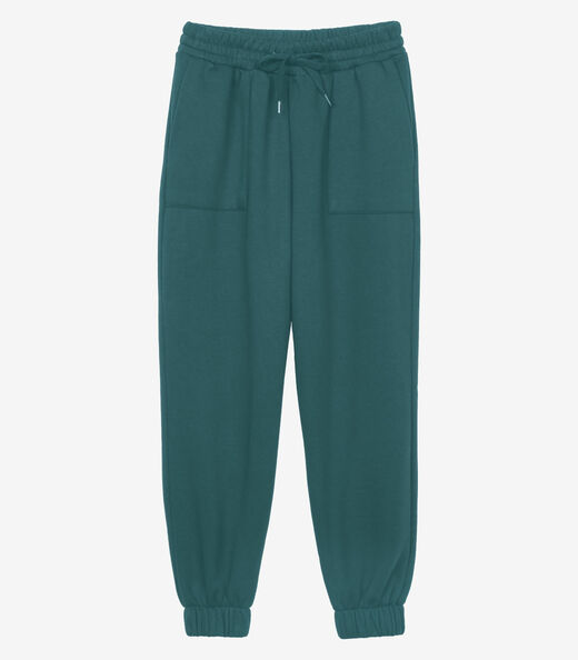 Image_Calça Feminina Moletom Jogger Básico Endless Verde