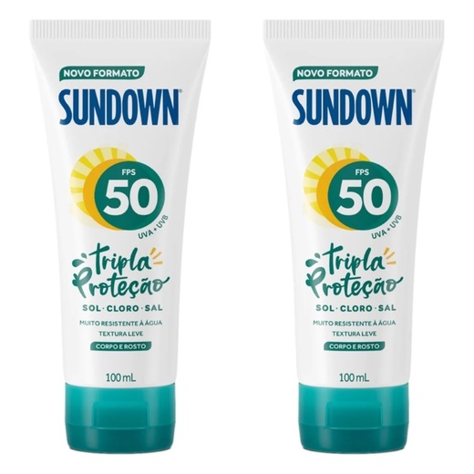 Image_Kit com 2 Unidades de Protetor Solar Sundown FPS50 100ml