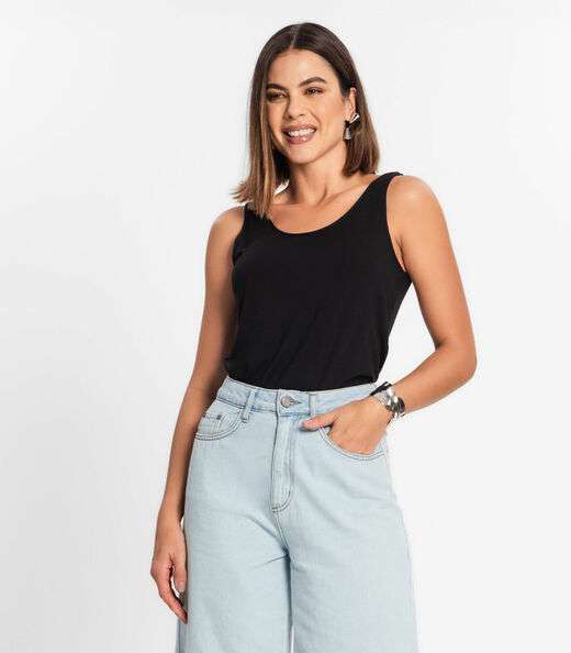 Image_Regata Feminina Básica Rovitex Preto