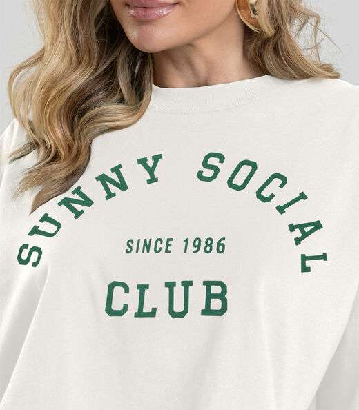 T- Shirt Feminina Cropped Dianna Bege