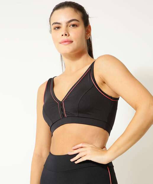 Top Feminino Fitness Detalhe Marisa