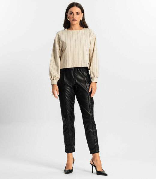 Blusão Feminino de Molecotton Endless Bege