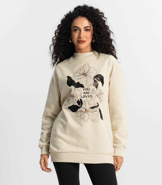 Image_Blusão Alongado Feminino Rovitex Bege