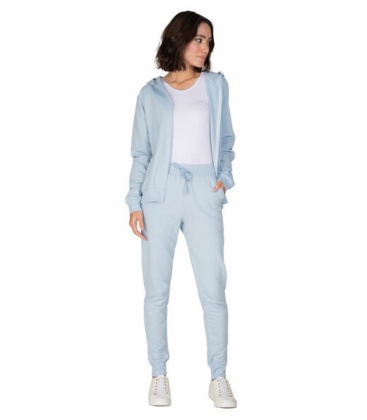Jaqueta Com Capuz Básica Select Azul