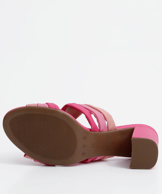 Tamanco Feminino Salto Grosso Tiras Bebecê