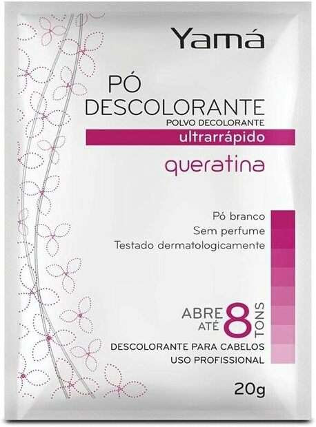 Image_Yama Pó Descolorante Queratina Branco 20g