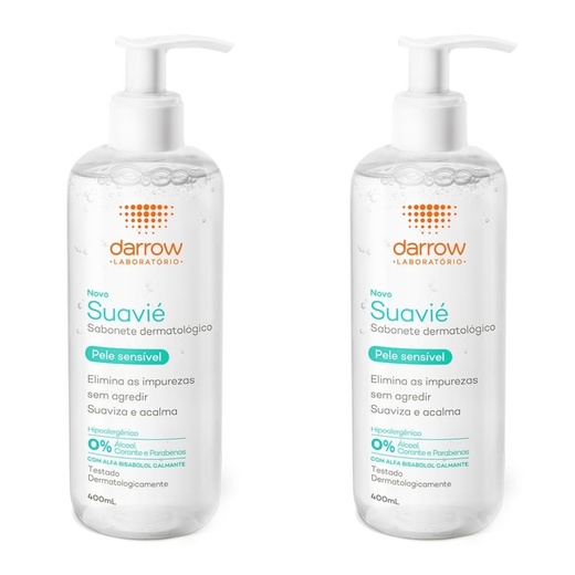 Image_Kit com 2 Unidades de Sabonete Líquido Dermatológico Darrow Suavié Pele Sensível