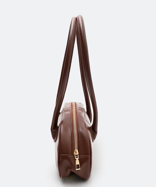 Bolsa De Ombro Tote Bag Feminina Marisa Marrom
