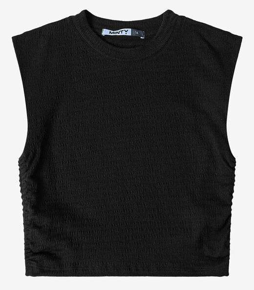 Regata Muscle Feminina Minty Preto