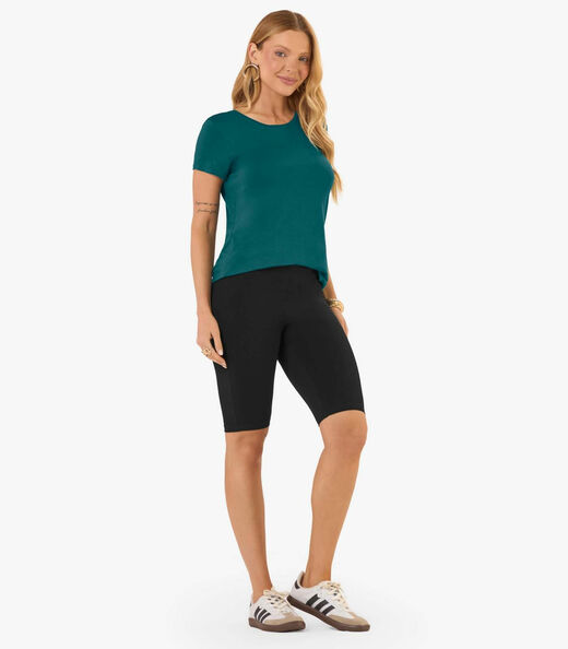 Blusa Feminina Andorra Flamê Básica Rovitex Verde