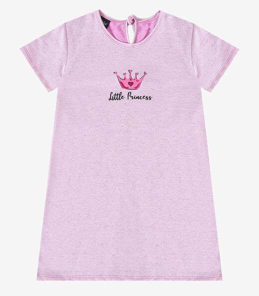Image_Vestido Infantil em Moletinho Maquenetado Select Rosa