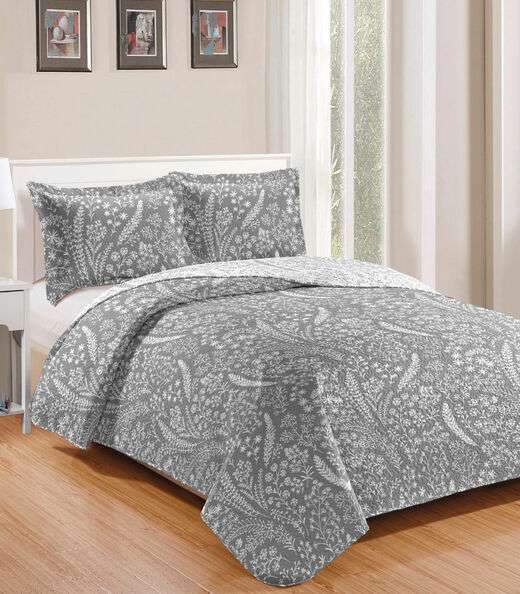 Image_Colcha Casal Bouti Patchwork Microfibra Rozac Cinza