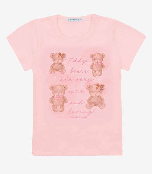 Blusa Infantil Ribana Trick Nick Rosa