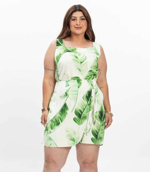 Image_Shorts Saia Feminino Plus Size Secret Glam Bege