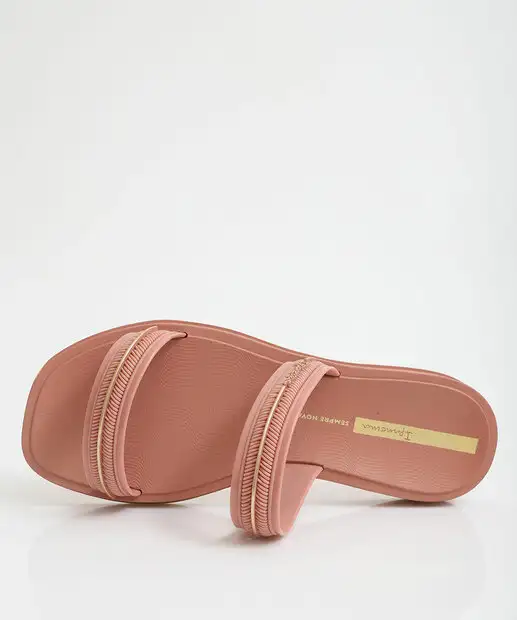 Chinelo Feminino Ipanema Slide Glow Marrom