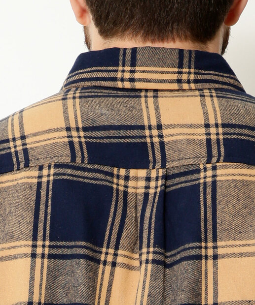 Camisa Masculina Estampa Xadrez Manga Longa MR