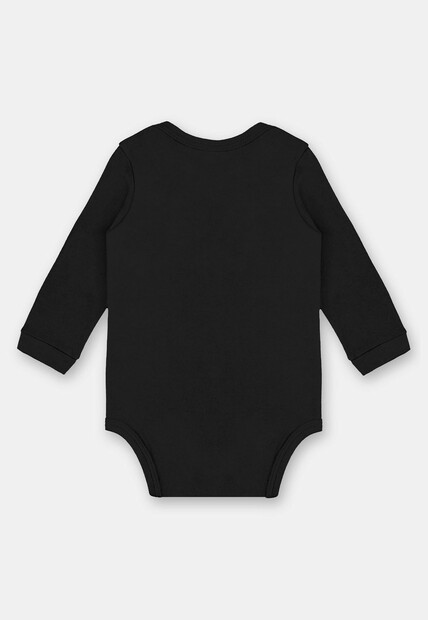 Body Manga Longa em Suedine Unissex para Bebê Up Baby