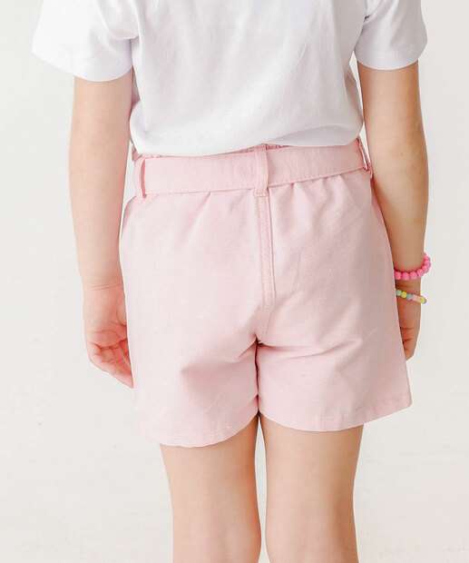Short Infantil Textura Clochard Marisa Tam 4 a 10