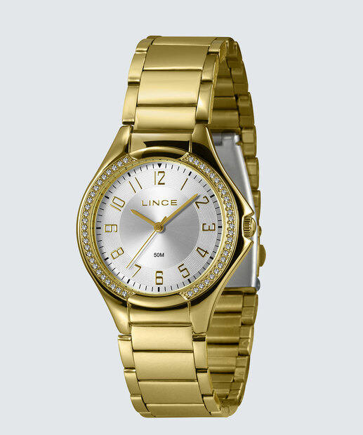 Relógio Feminino Strass Lince LRGJ157L38