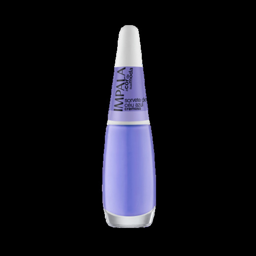 Image_Kit c/9 Esmalte Impala Cremoso Cor: Sorvete De Céu Azul