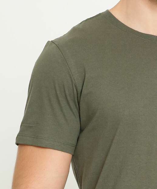 Camiseta Masculina Básica Manga Curta MR