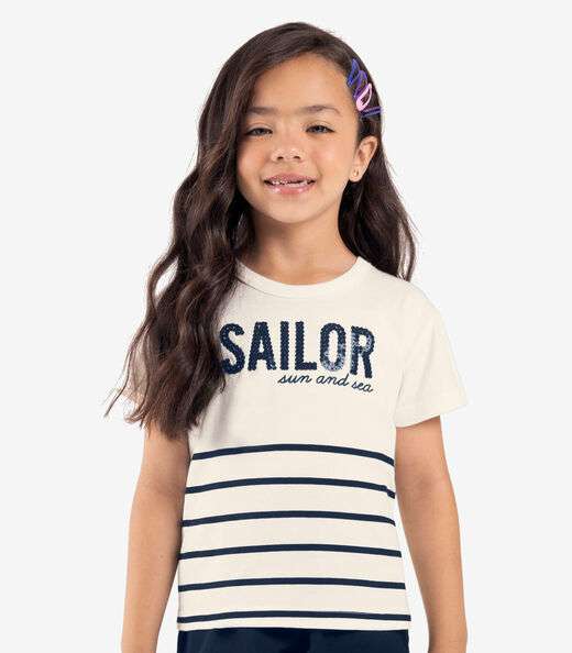 Conjunto Infantil Blusa Com Shorts Rovi Kids Bege