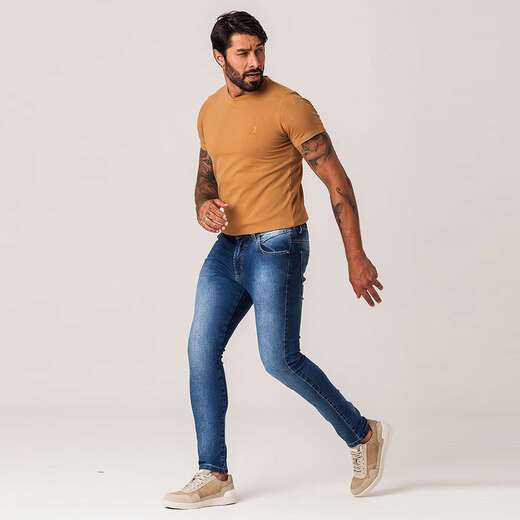 Calça Jeans Skinny Masculina Zune