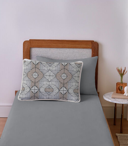 Image_Jogo de Cama Solteiro 2pçs Vivaldi Cinza