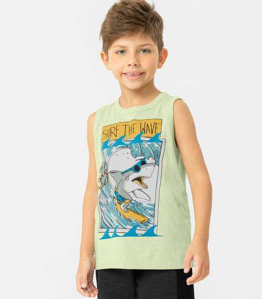 Regata Infantil Masculina Surf Rovitex Verde