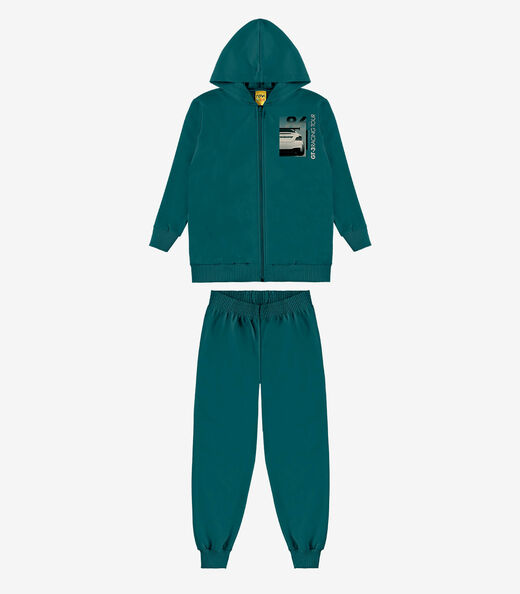 Image_Conjunto Jaqueta Com Capuz E Calça Rovi Kids Verde