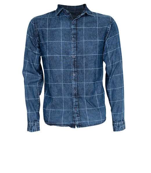 Camisa Jeans Juvenil Rovitex Teen Cinza