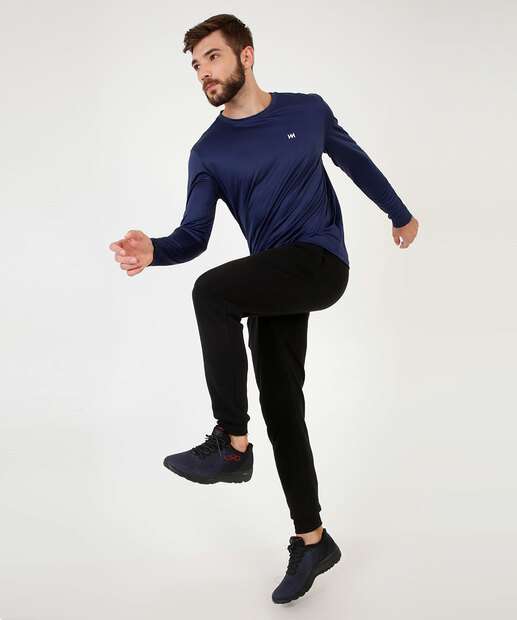 Camiseta Masculina Fitness Manga Longa MR 