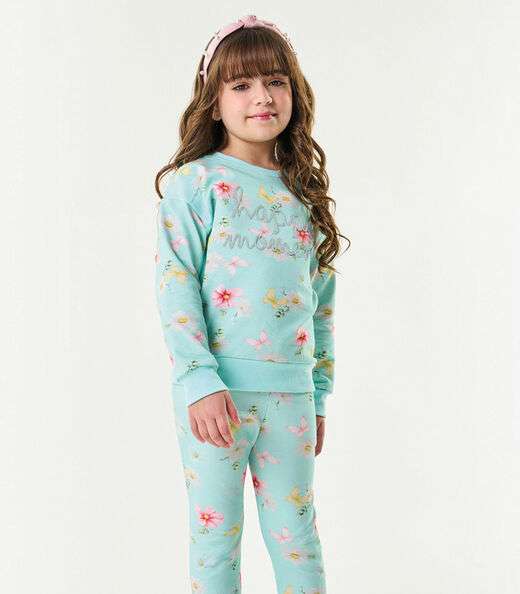 Conjunto Infantil Blusão Com Calça Trick Nick Azul