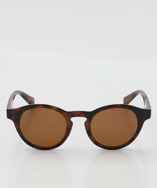 Image_Óculos de Sol Feminino Redondo Marisa Marrom