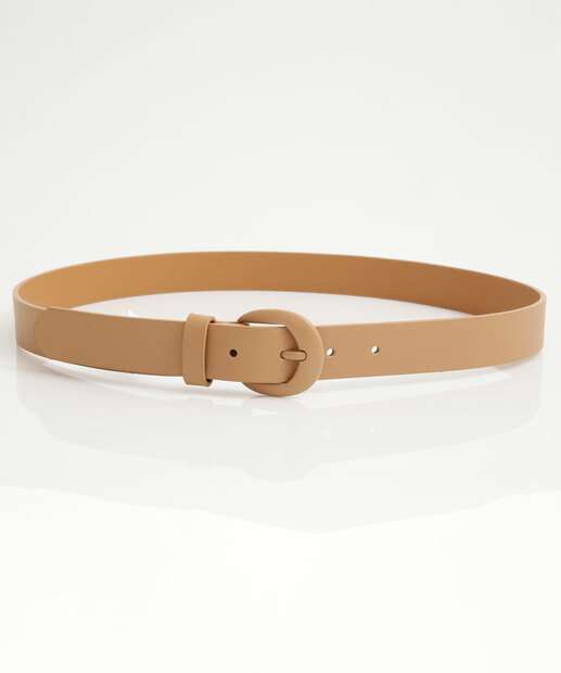Cinto Feminino Fivela Marisa Bege