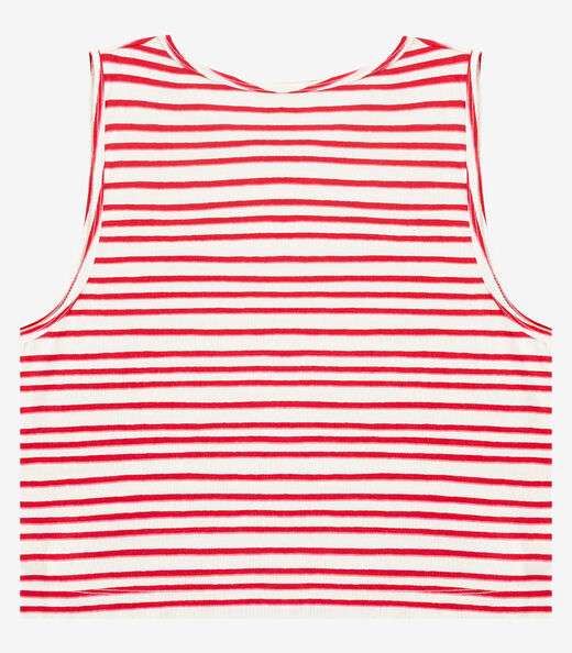 Regata Feminina Estampada Infinita Cor Vermelho
