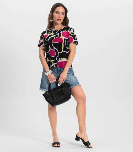 Blusa Feminina Infinita Cor Preto